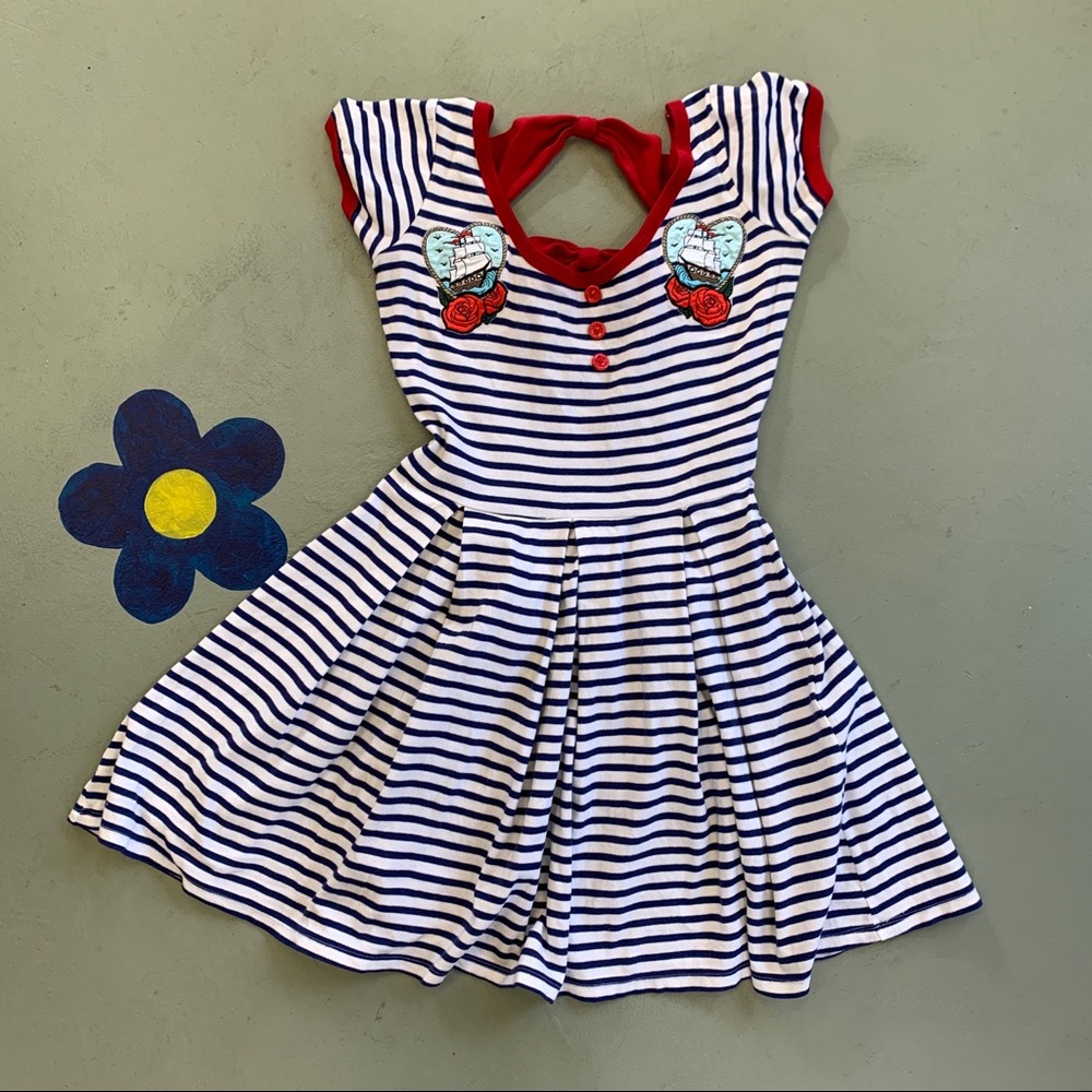 Hell Bunny Nautical Pinup Dress